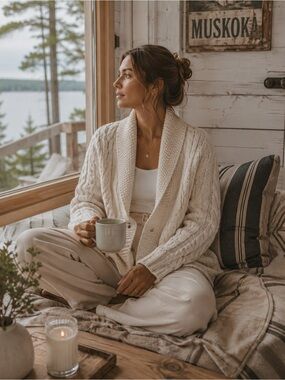 Cotton Chunky Cardigan
